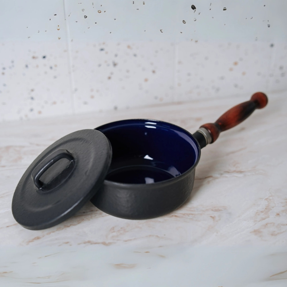 Rondel emaliowany z rączką 1,25 l...