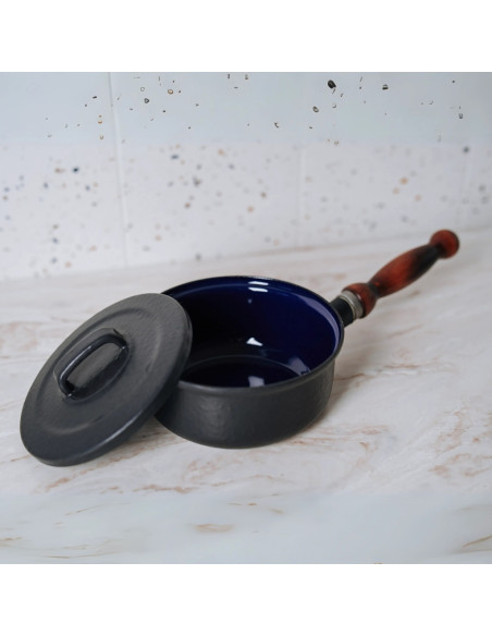 Rondel emaliowany z rączką 1,25 l Sfinx BSE 16 cm Belis