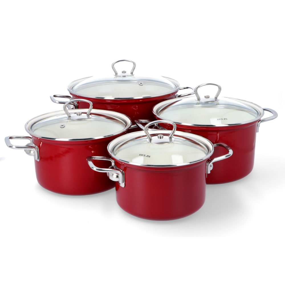 Komplet garnków emaliowanych...