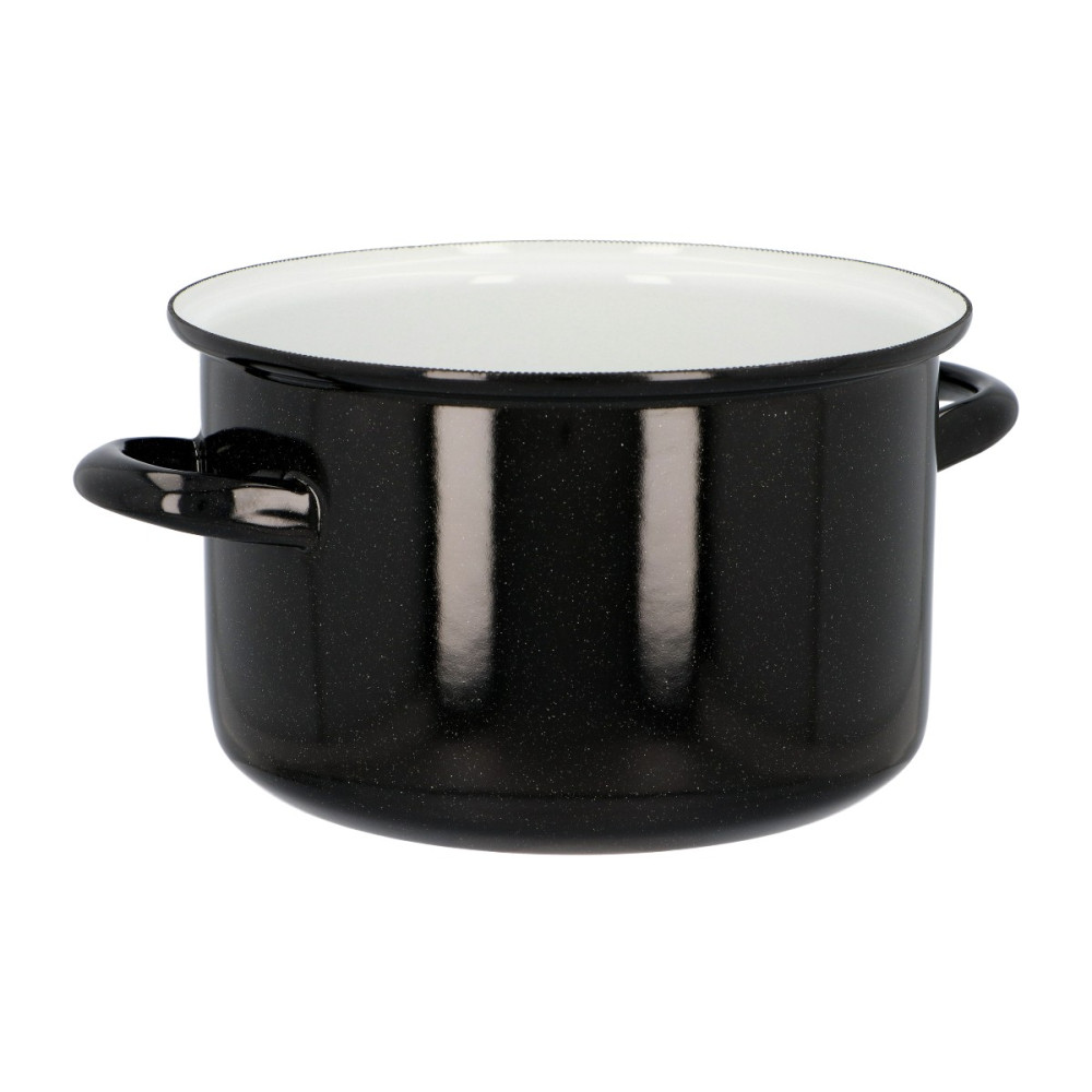 Garnek emaliowany 4,5 l czarny...