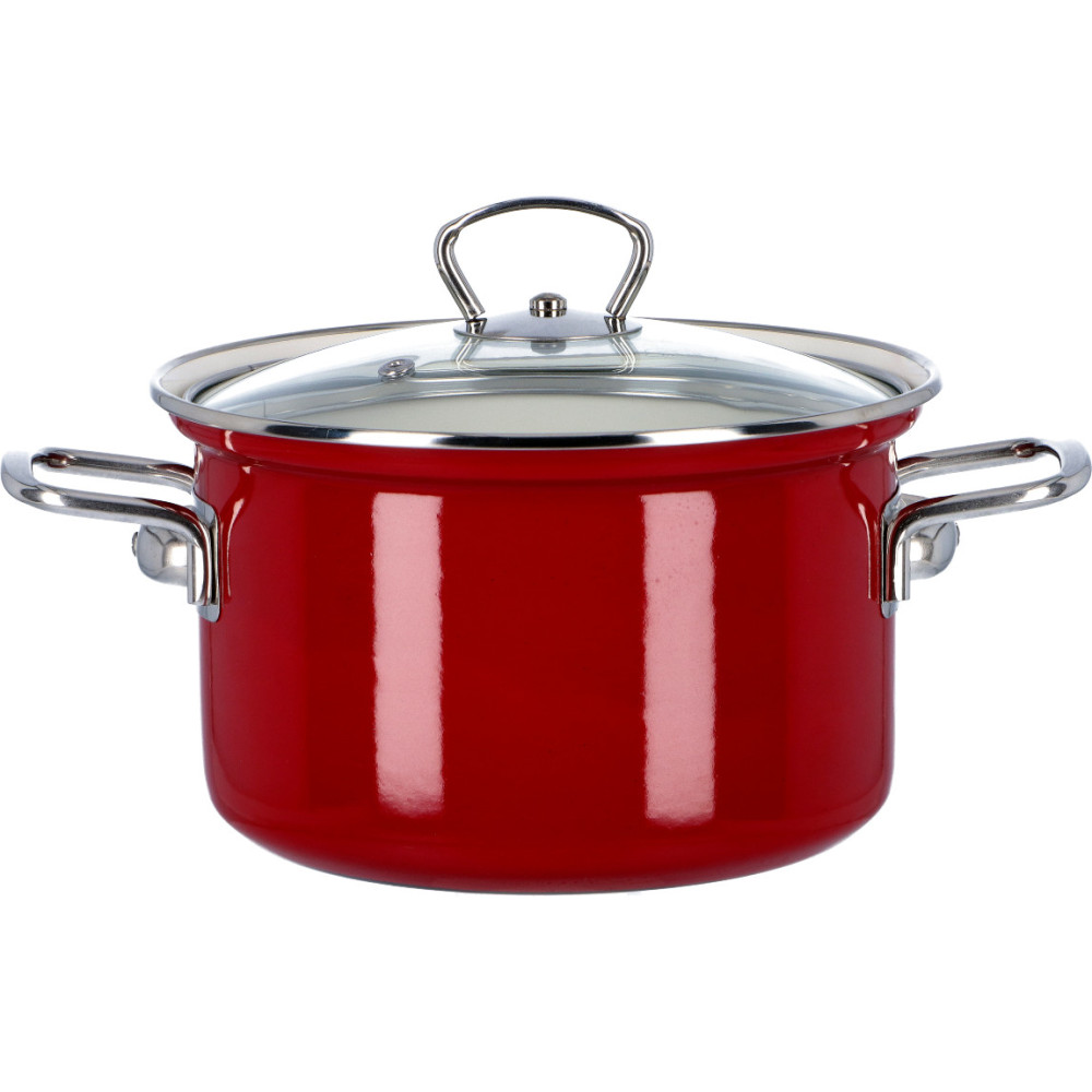 Garnek emaliowany 3,6 l z pokrywką...