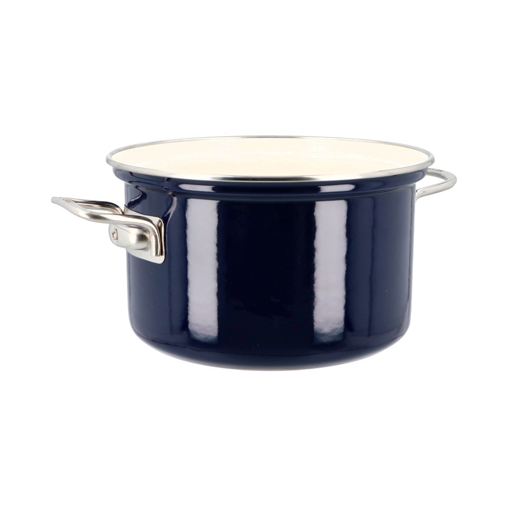 Garnek emaliowany 2,6 l z pokrywką...