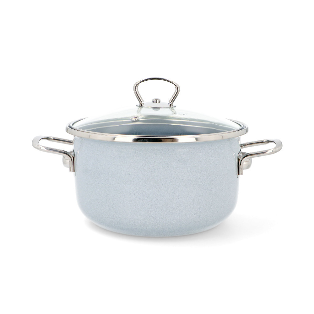 Garnek emaliowany PREMIUM GREY 5,5 l...