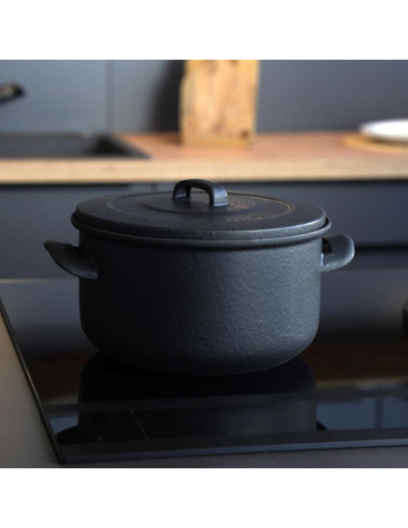 Garnek emaliowany 5,5 l z pokrywką Sfinx 24 cm BSE Belis