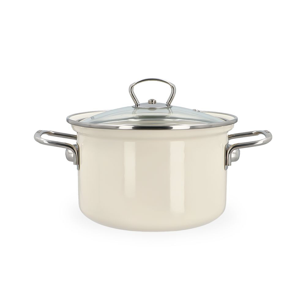 Garnek emaliowany 2 l z pokrywką...