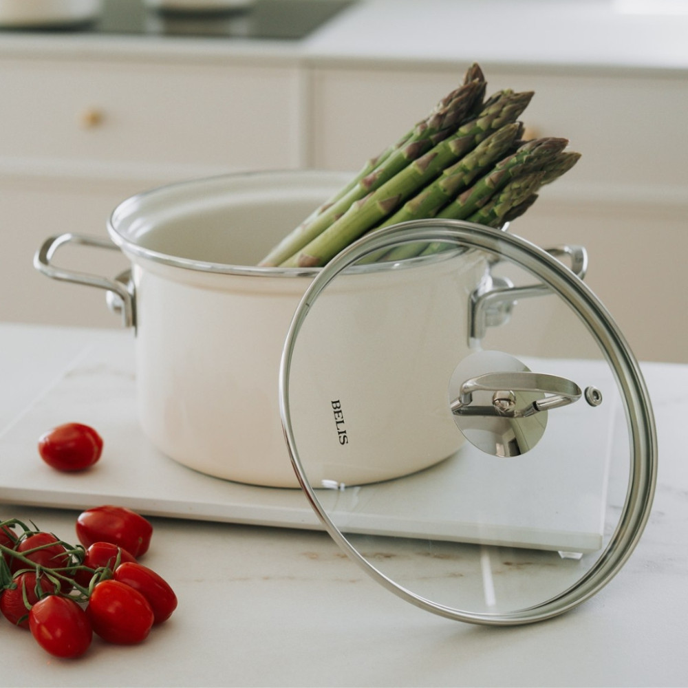 Garnek emaliowany 6,1 l z pokrywką...