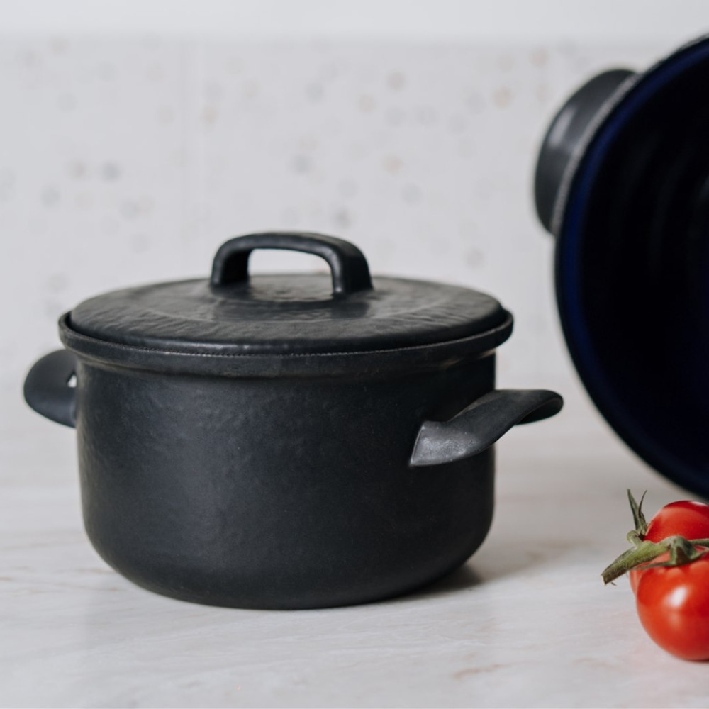 Garnek emaliowany 5,5 l z pokrywką...